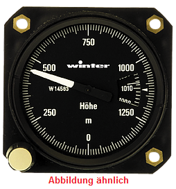 Winter 8032 UL-Höhenmesser EBH (57mm / 0-5.000 ft / mbar)