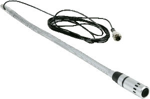 Becker 1PM004 dynamisches Schwanenhals-Mikrofon mit 1,5m Kabel + DIN-Steckverbinder