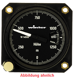 Winter 8033 UL-Höhenmesser EBH (57mm / 0-10.000 ft / mbar)